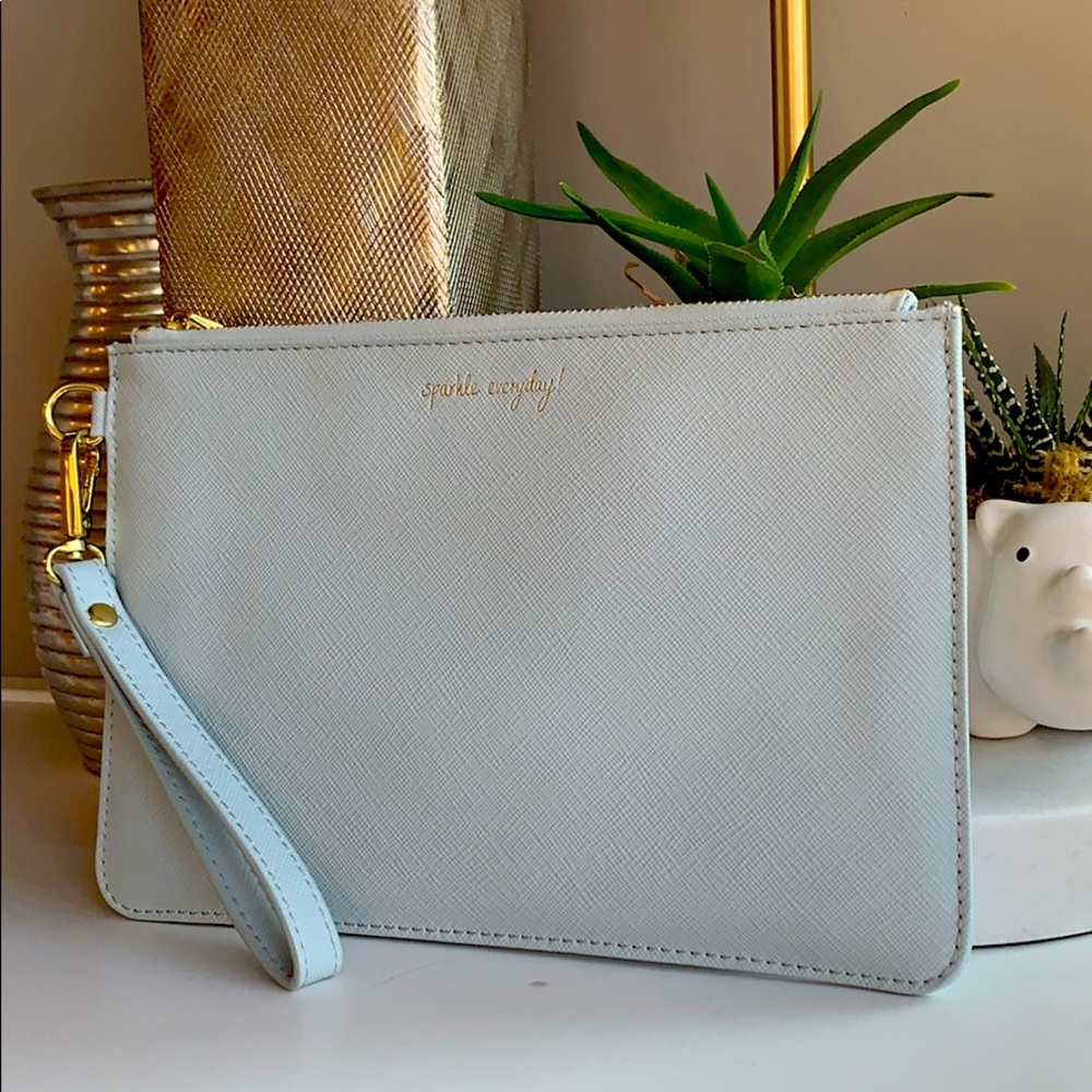 Katie Loxton Vegan Leather Wristlet Clutch